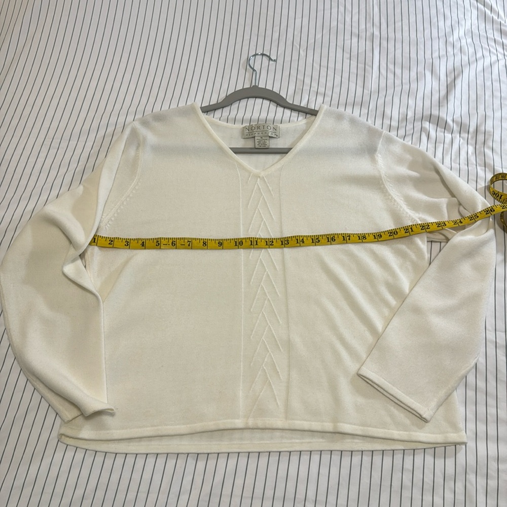 White ivory Norton sweater